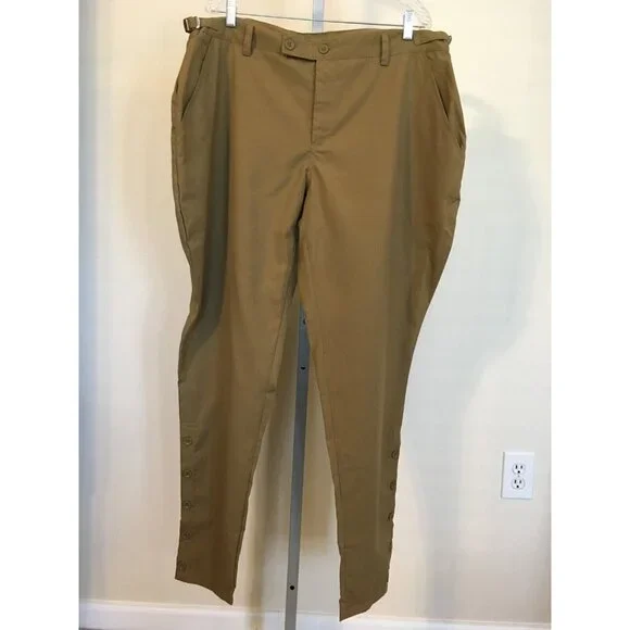 The Pirate Dressing Costume Pants Tussar Trousers Jodphurs Steampunk Breeches L - Picture 13 of 13